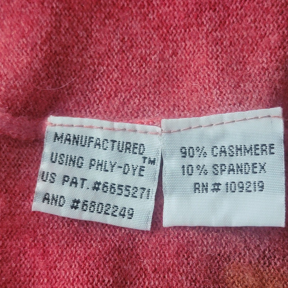 Marika Charles Women’s 4 Cashmere Blend Open Front Printed Cardigan - Picture 15 of 16